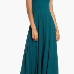 Lulus Halter Neck Chiffon Evening Gown Night of Romance Size S